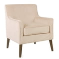 thumbnail image 3 of Homepop Davis Mid-Century Velvet Accent Chair -  Blush Pink, 3 of 8