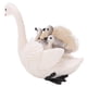 thumbnail image 4 of Juguete de cisne, adorno de cisne blanco que lleva un cisne blanco de juguete Modelo de cisne Juguete Instalación sencilla, 4 of 14