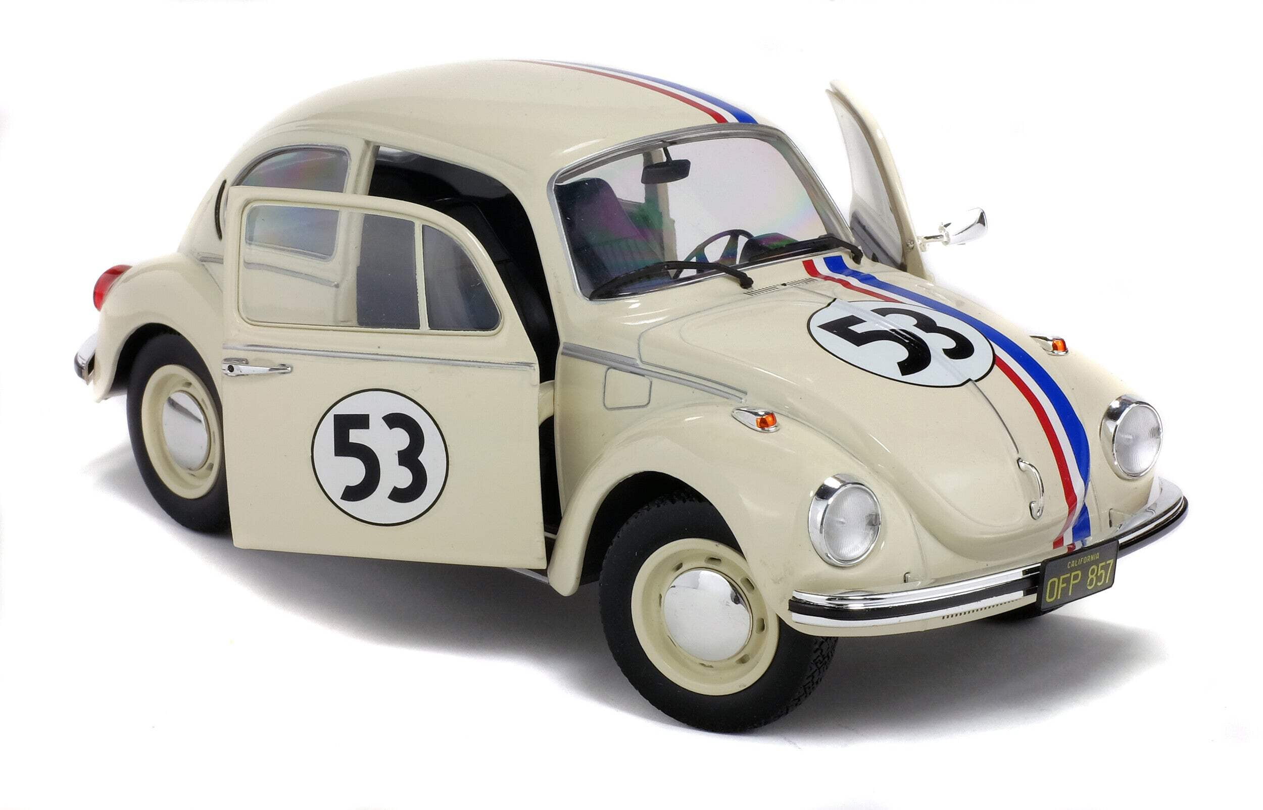 Solido ソリド フォルクスワーゲンビートル Herbie 1/18 Solido 1973 Volkswagen Beetle 1303 - Racer No 53 