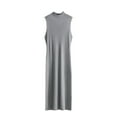 thumbnail image 2 of Taylonsss Womens Casual Knit Slip Dress Solid Color Round Neck Sleeveless Everyday Chic Outfit, 2 of 5