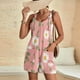 thumbnail image 4 of Pantalones Cortos de Mujer Casual Suspender Impresión Pantalones Cortos de Bolsillo, Pantalones Cortos de Mujer con Bolsillos, 4 of 6