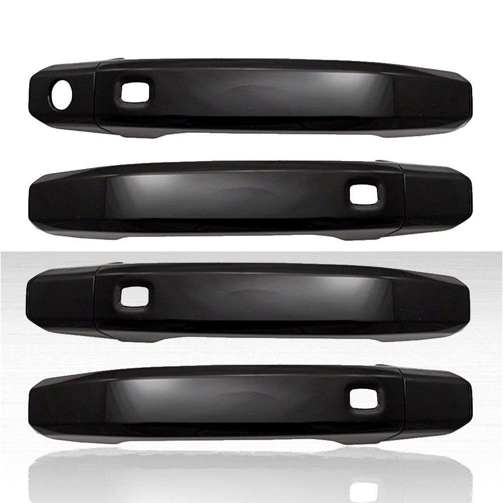 Set of 4 Door Handle Covers for 20152019 Chevy Silverado HD Gloss