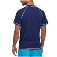 thumbnail image 3 of Men's Short-Sleeved Loose Sun Clothing Upf 50+ Beach Sun Quick-Drying Clothing Men's Surfing Clothing Men's Swimwear L, 3 of 4