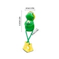 thumbnail image 3 of Vikakiooze Home Decor Resin Hanging Animal Ornaments Three Lovely Garden Decorations Seated, 3 of 9