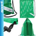 thumbnail image 2 of Bolsa de malla para natación Sporti, 46 x 75 cm, transpirable, con cremallera, Kelly Green, 2 of 9