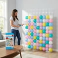 thumbnail image 6 of Amscan Balloon Grid Backdrop Kit Stand, Clear, 4-ft, 40-pk, 6 of 8