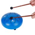 thumbnail image 1 of Hand Drum, 8-Tones Musical Instrument, Practical  Ethereal for School Home Blue,Black,White, 1 of 7