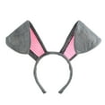 thumbnail image 1 of Ounissouiy Diadema de Pascua de conejito, diadema de Pascua, diadema de felpa con orejas de animales, fiesta de cumpleaños Kits de decoración para fiestas No.02, 1 of 6