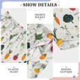 thumbnail image 6 of FORMRS Boys Pajama Pants with Pockets Size 6-8Y Kids Lounge Sleep Bottoms, Beige Vegetables Pattern, 6 of 8