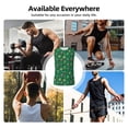 thumbnail image 5 of Uemuo Milk Tea Pattern Men's Sleeveless T-Shirt,Muscle Athletic Tank Top, Moisture-wicking Quick-dry Breathable Classic Tee Top for Gym Run Outdoor Sports-3X-Large, 5 of 8