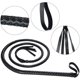 thumbnail image 2 of Látigo de cuero (negro) brillar Electrónica, 2 of 4