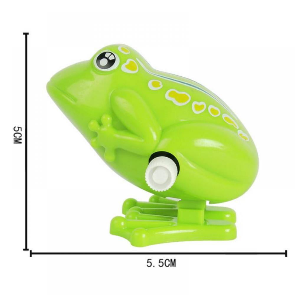 For Kids Children Green Clockwork Toy Wind Up Toy Classic Toys Jumping Frog 