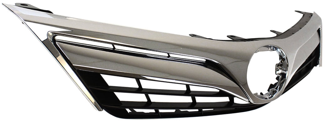 Grille Assembly Compatible With 2012-2014 Toyota Camry Painted Black Shell and Insert CAPA Certified