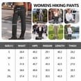 thumbnail image 3 of FEN AI Black Cargo Pants Women Quick Dry Hiking Pant UPF 50 Lightweight Work Camping Travel Trousers with Deep Pockets, 3 of 9