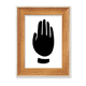 thumbnail image 1 of Gesto negro silueta patron Escritorio Marco de fotos de madera Pantalla Imagen Arte Pintura Múltiples conjuntos, 1 of 4
