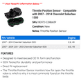 thumbnail image 2 of Throttle Position Sensor - Compatible with 2007 - 2014 Chevy Suburban 1500 2008 2009 2010 2011 2012 2013, 2 of 2