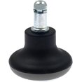 thumbnail image 3 of HSHDLDF 5 Pcs Patins à Cloche de 2 Pouces de Remplacement pour Chaise de Bureau, Roulettes Pivotantes vers Roulettes Fixes et Stationnaires, Patins à Cloche à Profil Court, 3 of 5