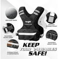 thumbnail image 4 of Yes4All 20-32 lbs Adjustable Weighted Vest with Reflective Strip, Running Weight Vest for Cardio and Strength Training, Body Weight Vest for Men & Women, 4 of 5