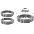 thumbnail image 2 of KFFKFF Razor Cables, 98 ft Razor Spiked Wire, 2 Bundles Razor Wire Barrier Razor Enclosure, Twin Helix Razor Ribbon Spiked Wire Zinc-Coated Razor Wire Enclosure, Bundles Razor for Horticulture, 2 of 9