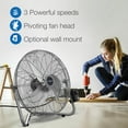 thumbnail image 4 of Lasko Max Performance 20" High Velocity Floor Fan, Wall Mount Option, Silver, 2265QM, 4 of 11