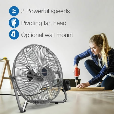 Lasko - Portable Fan - Silver