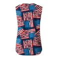 thumbnail image 6 of Edvintorg 4Th Of July Tank Top for Women Fashion Summer Womens Tops And Blouses Casual Round-Neck Sleeveless Vest Strapless Printed Festival Tops, 6 of 6