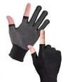 thumbnail image 3 of Guantes de verano para mujer, con protección solar, para recoger té, para el trabajo, para dispensar, antideslizantes, para montar al aire libre, guantes finos con dos dedos divididos y pantalla, 3 of 5