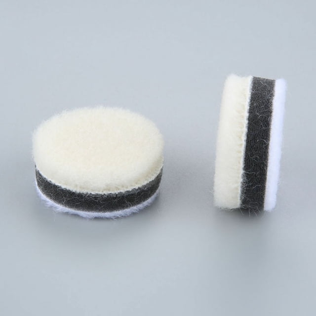 Herramienta de limpieza para pulir acabados, 30 piezas de almohadillas de pulido de lana de 1 pulgada, almohadillas para pulir, diseño exquisito