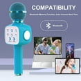 thumbnail image 7 of GLUAAE Bluetooth Karaoke Microphone - Wireless Singing Mic Speaker for Kids & Adults-Blue, 7 of 7