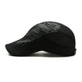 thumbnail image 6 of UPF 50+ Breathable Sun Hat Mesh Hole Chinese Style Dragon Print Peaked Cap, 6 of 8