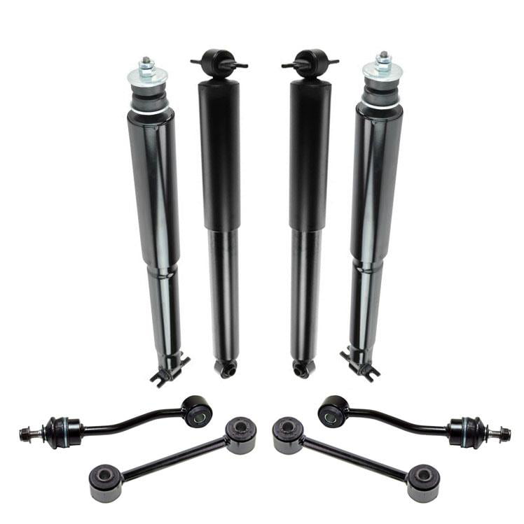Motors Front Rear Shock Absorbers Sway Bar Links for Jeep Wrangler 1997-2006  US $