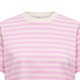 thumbnail image 3 of ONLY Camiseta de mujer - ONLLIVINA LIFE STRIPE TEE, manga corta, cuello redondo, rayas Blanco/Rosa M (Medium), 3 of 3