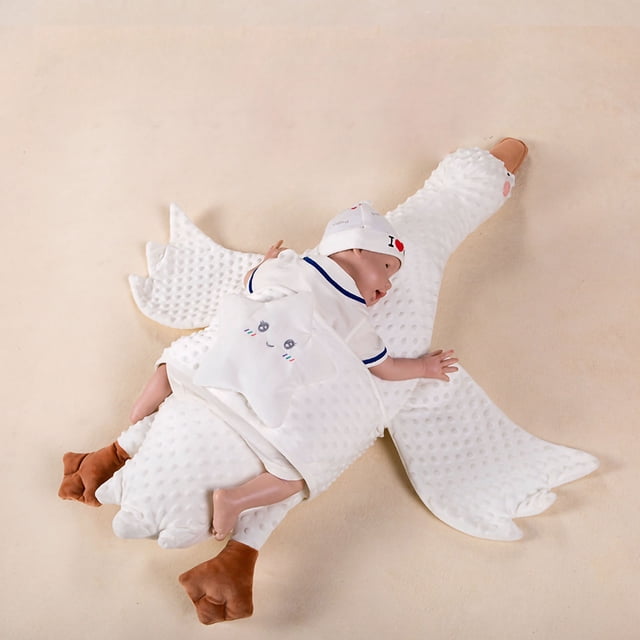Almohada para abrazar, almohada de animales, almohada de algodón de ganso blanco, almohada de animales, diseño de próxima generación