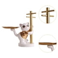 thumbnail image 6 of Cat Key Bowl Statue Entryway Tray Resin Material Modern Decor Organizer for Keys Rings Watches Jewelry Living Room, 6 of 7