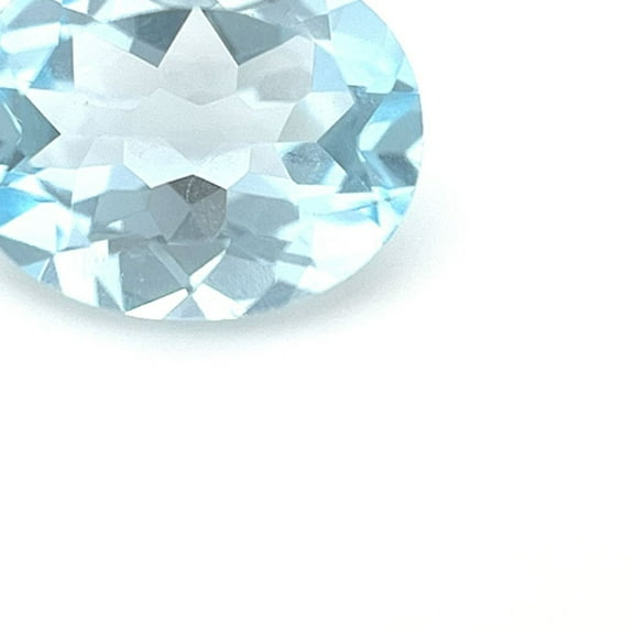 Certified Natural 2.75 Carat Sky Blue Topaz Oval Shape Brilliant Cut 10x8 mm Loose Gemstone December Birthstone