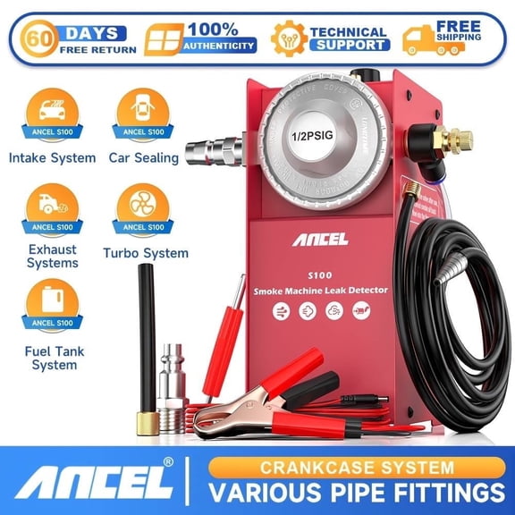 [Second Hand] ANCEL S100 EVAP Smoke Machine Leakage Test Detector Automotive Diagnostic Tool