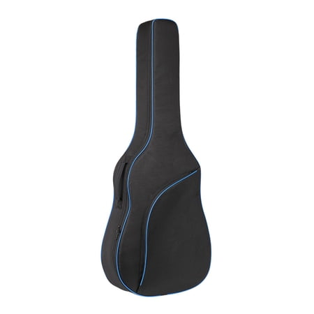 Acoustic Guitar Bag Water Resistant Dual Adjustable Shoulder Strap Electric Guitar Case for Bass Guitar Gifts Blue 40in to 41in
