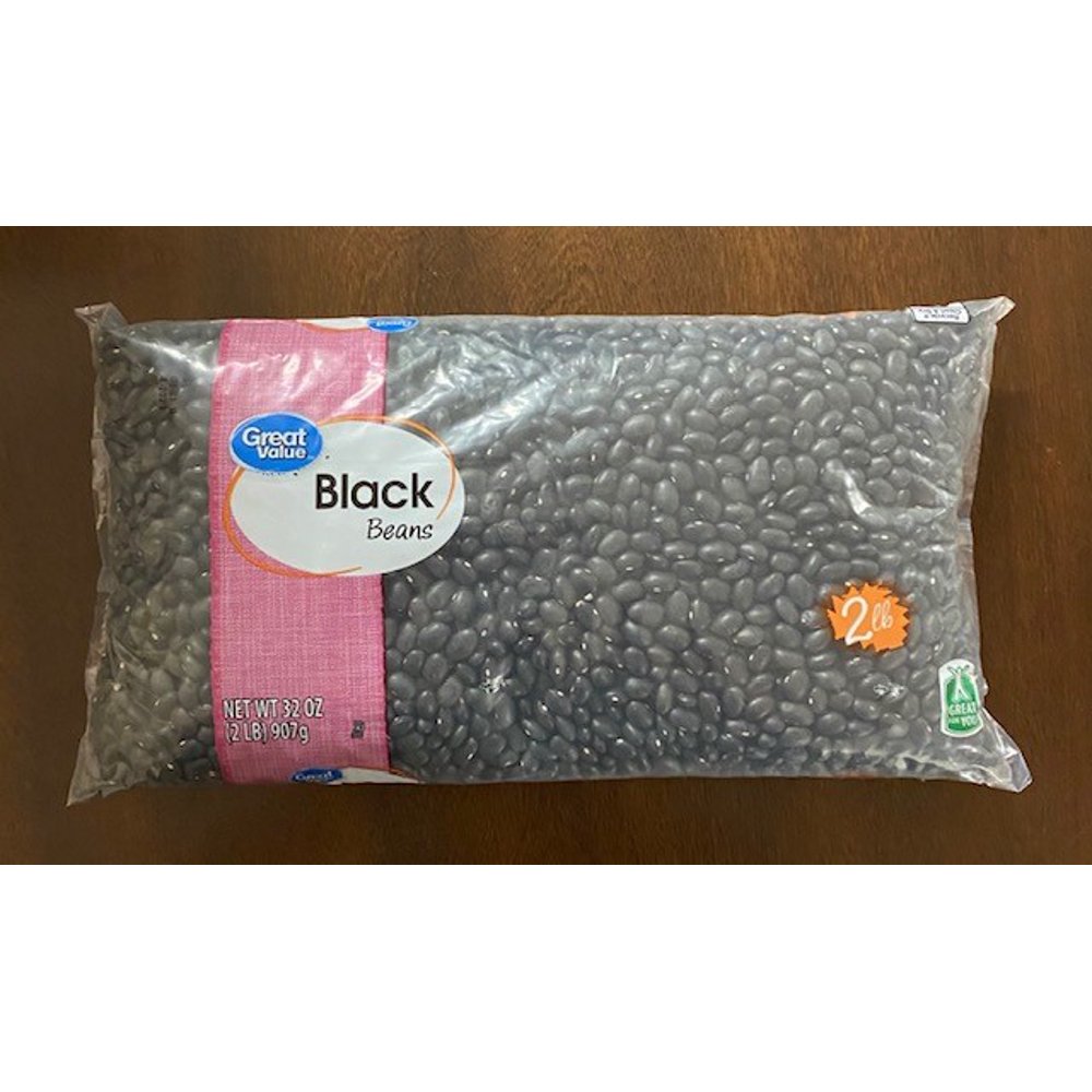 Great Value Black Beans 2lb