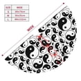 thumbnail image 3 of Sigee Yin And Yang for Christmas Decoration Tree Skirt Christmas Tree Skirt,Christmas home decor Holiday Tree Skirt Fits Christmas Tree-48", 3 of 7