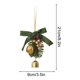 thumbnail image 3 of Adorno navideño de piña artificial | Decoración colgante de campana de abeto artificial | Adorno para corona navideña para la decoración del hogar en temporada, 3 of 7