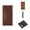 Coffee, variant on Men's Long Wallet with RFID Blocking, PU Leather Bifold Wallet with Zipper Coin Pocket & Multiple Card Slots