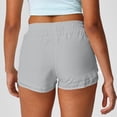 thumbnail image 4 of Women's Running Shorts 3" Quick Dry Workout Hiking High Waisted Shorts Elastic Waist Lightweight Gym Exercise Bottoms with Pockets, S-3XL, 4 of 5