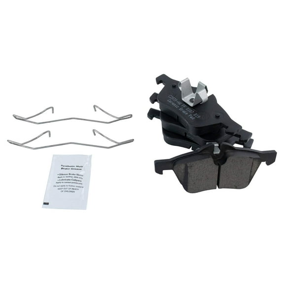 TRQ Disc Brake Pad Set Kit Ceramic Front for 02-08 Mini Cooper Clubman S BFA73310