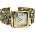 thumbnail image 5 of Blekon Collections Women's 30mm Case Casual Gold Concho Bangle Watch, 5 of 5