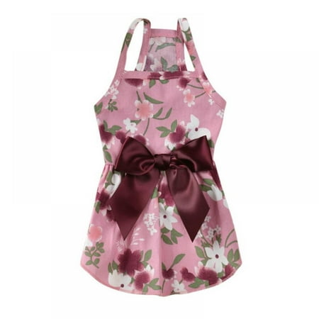 

Summer Dog Small Floral Princess Dress Dog Dress For Dogs Skirt Summer Princess Dog Wedding Dresses York Clothes For Dogs Pet Dress