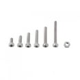 thumbnail image 2 of Flat Head 250Pcs M2 Hex Socket Screws , Stainless Steel Hex Socket Screws, Button Head Socket Head  Screws Nuts Set, For Furniture For Car Fix, 2 of 8