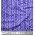 thumbnail image 1 of Soimoi Purple Japan Crepe Satin Fabric Diagonal Stripe & Dots Print Fabric by the Yard 44 Inch Wide, 1 of 3