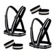 thumbnail image 2 of Chaleco reflectante de seguridad de alta visibilidad y totalmente ajustable con 2 pulseras reflectantes para correr, trotar, andar en bicicleta y caminar de noche, 2 of 8