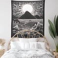 thumbnail image 3 of Tapiz Sun Mountain en microtela blanco y negro de 150 x 100 cm, 3 of 3