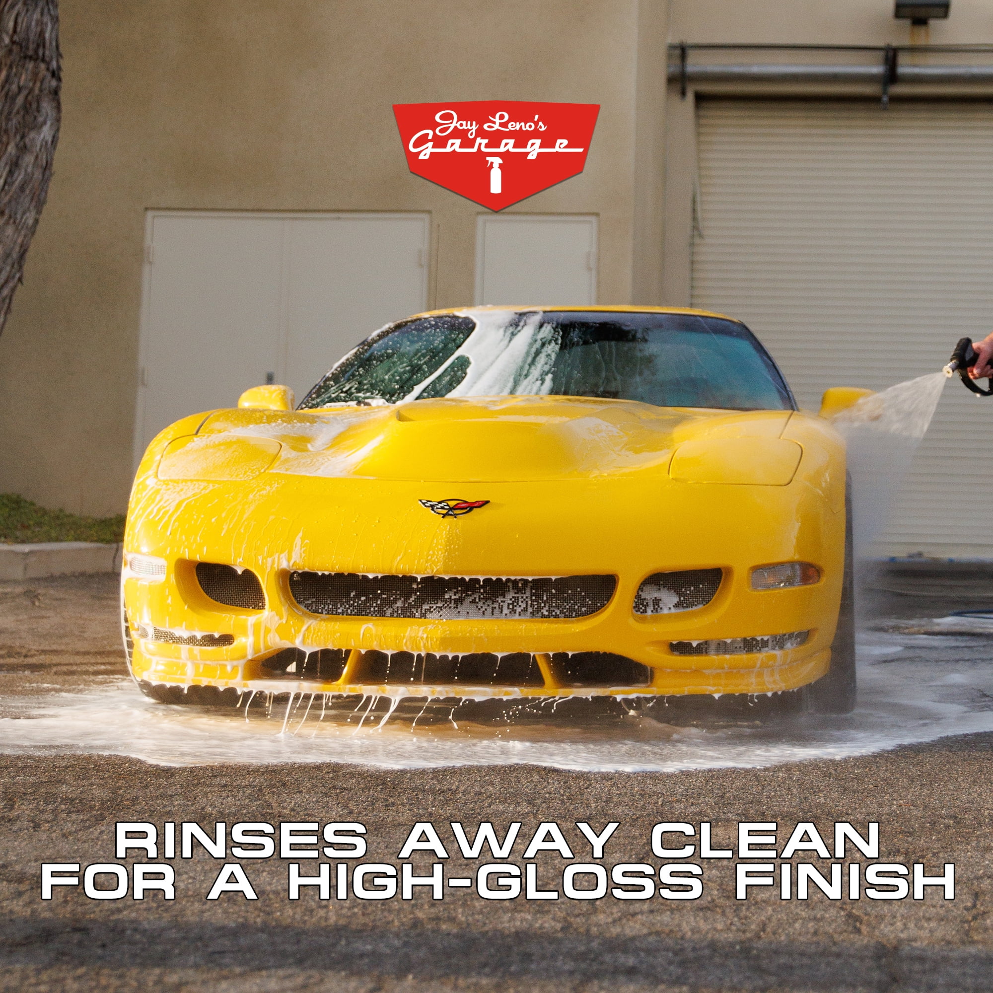 Jay Leno's Garage 11-Piece Car Detailing Kit with Ceramic Coating – Complete Wash, Dry, Tire & Wheel Set